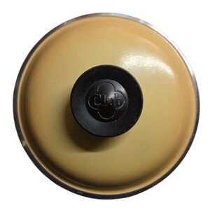 Vtg Club Aluminum Pot 6" Replacement Lid Harvest Gold Yellow Cookware MCM Retro